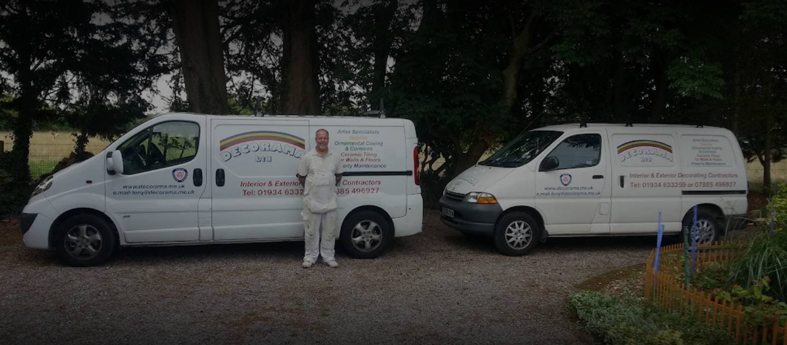 Decorama Ltd van — exterior painting specialists